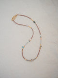 Lilac Necklace - Mixed Gemstones