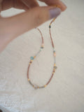 Lilac Necklace - Mixed Gemstones