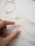 Lemon Quartz Carved Flower Necklace