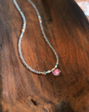 Labradorite, Rose Swarovski