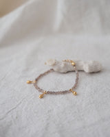 Diadem Bracelet in Moonstone (Demi fine)