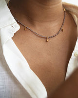 Diadem Necklace in Moonstone (Demi fine)