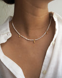 Diadem Necklace in Pearl (Demi fine)