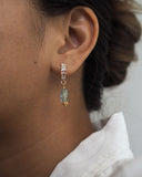 Crystal Fluorite Earrings