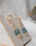 Crystal Fluorite Earrings