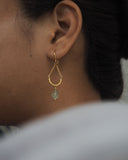 Prehnite Drop Earrings