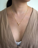Bell Necklace in Rose Quartz