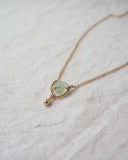 Bell Necklace in Prehnite
