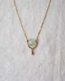 Bell Necklace in Prehnite