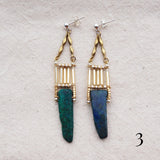 Blue Pansy Petite! Earrings