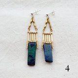 Blue Pansy Petite! Earrings