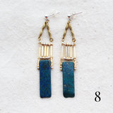 Blue Pansy Petite! Earrings