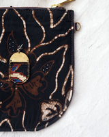 Galia Earrings, Sapphire + Bethari Wristlet Set
