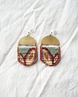 Galia Earrings, Sage