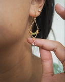 Dahlia Earrings - Peridot