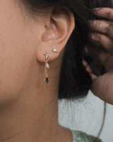 Aquarius Earrings - Sapphire