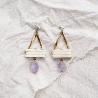 Tidal Earrings (Amethyst)