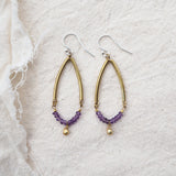 Dew Earrings (Amethyst)