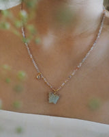 Jade Butterfly Amulet Necklace