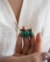 Green Shelf Necklace