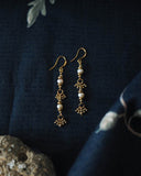 Anemone Chandelier Earrings in Pearl