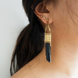 Redspot Sawtooth Earrings