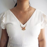 Redspot Sawtooth Necklace