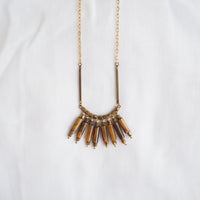 Tiger Eye Maya Necklace