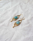 Lightcatcher Earrings, Amazonite