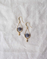Bell Earrings in Iolite