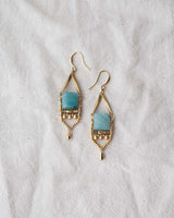Lightcatcher Earrings, Amazonite
